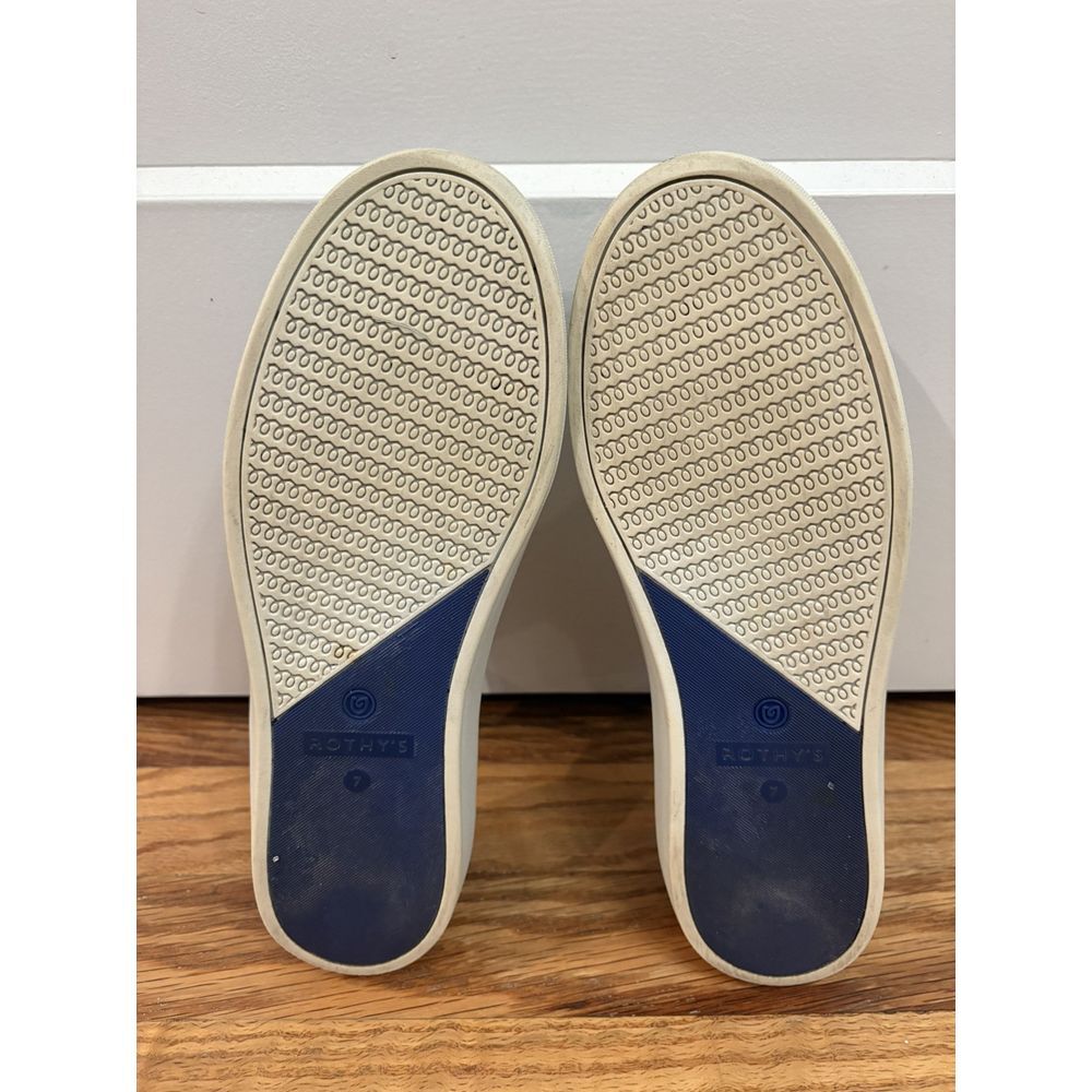 Rothy's Women's The Original Slip-On Black Knit Washable Sneakers Size 7 - Picture 6 of 7